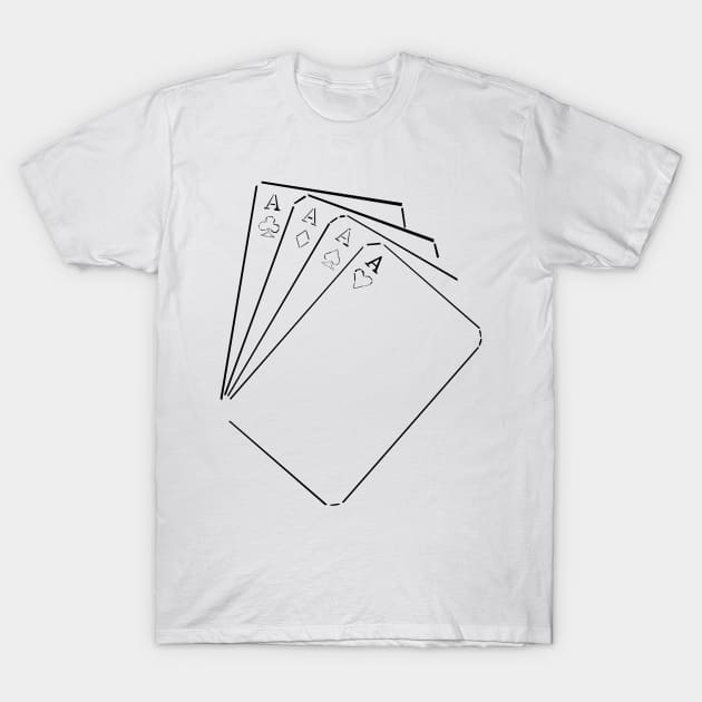 cards (w) T-Shirt by findingNull